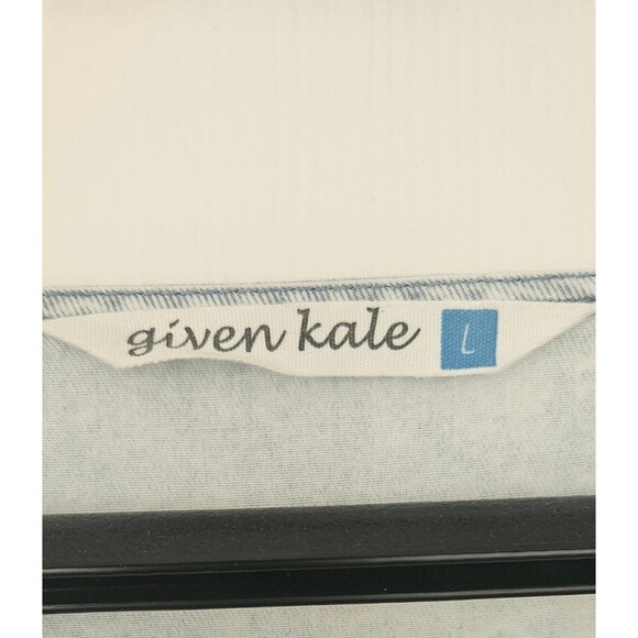 Given Kale Lightweight Denim Top. - Picture 5 of 10